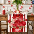 thumbnail image 5 of Valentine's Day Decorations Valentine's Day Heart Print Table Flags Party Table Kitchen Mats, 5 of 5