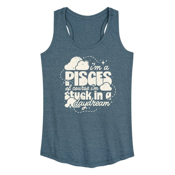 Instant Message - I'm A Pisces Daydream - Women's Racerback Tank Top
