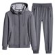 thumbnail image 3 of WINSTAND Conjuntos de ropa deportiva de talla grande para hombre, nueva ropa de primavera y otoño, traje de pantalones con capucha para hombre, sudadera + pantalones deportivos de 2 piezas 8XL, 3 of 5