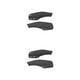 thumbnail image 4 of Riwesomey 1 par de cubiertas de palanca de volante de coche, Protector de perilla de vehículo, actualización automotriz, accesorios Negro 2piezas, 4 of 6
