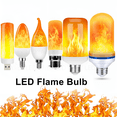 thumbnail image 2 of Bombillas LED con efecto de llama simulada, USB, E14, E27, B22, 9 W, CA 85-265 V, accesorios electrónicos para el hogar, lámparas, bombillas con efecto de llama, 2 of 5