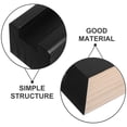 thumbnail image 3 of WRISTBIQUE Wood Floor Mirror Base Black Rectangular for Home Use 1Pcs 11.8*3.0*2.8in, 3 of 8