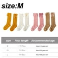 thumbnail image 2 of Girls Socks Toddler Tights Calf socks, Bowknot Thin Spring Summer Mesh Socks, 4 Pairs, 2 of 5