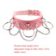 thumbnail image 4 of Minnieouse Moda cosplay Harajuku Punk Rock gótico Collar Sexy PU cuero Collar gargantilla Collar accesorios para el cuerpo Ropa, zapatos y accesorios Miscelánea rosado Minnieouse AP00215-02B, 4 of 6