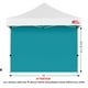 thumbnail image 4 of Panel Lateral para Toldo MASTERCANOPY 3x3 m Turquesa 210D Poliéster, 4 of 7