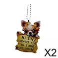 thumbnail image 1 of Adornos para cachorros,Adornos colgantes de acrílico para coche con forma de cachorro,Adornos colgantes para el coche,artesanías resistentes y encantadoras,Accesorios para espejos, 1 of 8