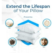 Hygea Natural Luxurious Bed Bug Pillow Protector Cover Waterproof , Standard, 2 Pack