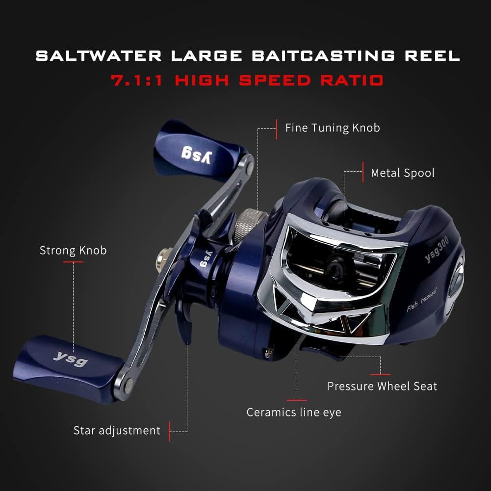 Telescopic Fishing Rod and Right-Hand Baitcasting Reel Combo 7.0:1 Gear Ratio 900g Travel Kit with Lures Hooks Line & Case