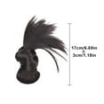 thumbnail image 2 of Feathered Messy Bun Hair Piece Clip On Synthetic Chignon Updo Extension for Women Elegant Headwear Accessory, 2 of 7