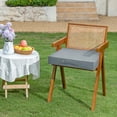 thumbnail image 2 of YEERSWAG 2pc Outdoor Cushions Square Corner Chair Cushions,Filling High Density Sponge Cushion Patio Seat Cushion, 2 of 10