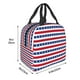thumbnail image 3 of Balery Stars And Stripes Bolsa de Almuerzo Aislada – Caja de Almuerzo con Papel de Aluminio Grueso, Mantiene la Comida Fresca por 4 Horas, 3 of 8
