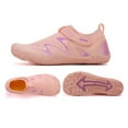 thumbnail image 5 of Dakaela Water Shoes for Men Women Swim Beach Hiking Barefoot Socks Quick Dry Aqua Sneakers Pink 5.5, 5 of 7