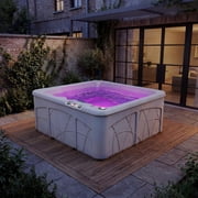 Lifesmart Bahama (LS350DX) Hot Tub - 5-Person, 28-Jet, Plug & Play Spa, Sea Salt