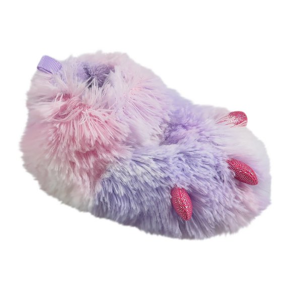 Wonder Nation Baby & Toddler Girls Monster Claw Boot Slippers