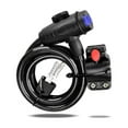 thumbnail image 1 of Cerradura de Bicicleta con 2 Llaves, Cerradura de Cable de Bicicleta Profesional de 4 Pies, Cable de Bloqueo de Bicicleta Resistente para un Fuerte Antirrobo, Viene con 1 Soporte de Montaje, 1 of 7