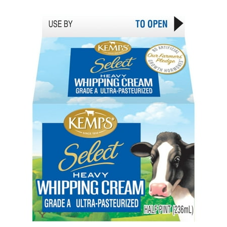 Kemps Select Heavy Whipping Cream, Half Pint