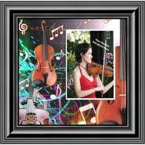 Violin, Concert Band Personalized Picture Frame, 10X10 3518