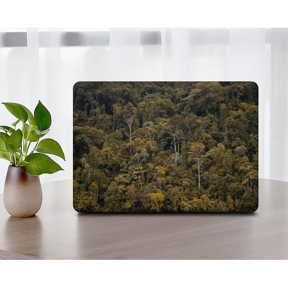 KSK KAISHEK Only for Newest MacBook Pro 15" Case 2019 2018 2017 2016 Released Model A1707&A1990, Plastic Hard Protective Shell Case Cover, Plants series 0428