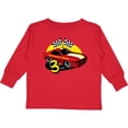 thumbnail image 3 of Inktastic Race Car 3rd Birthday Boys Long Sleeve Toddler T-Shirt, 3 of 5