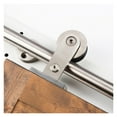 thumbnail image 2 of Sliding Barn Door Hardware Kit Stainless Steel Top Mount 6ft 6.6ft 8ft ,Easy to Carry, 2 of 6