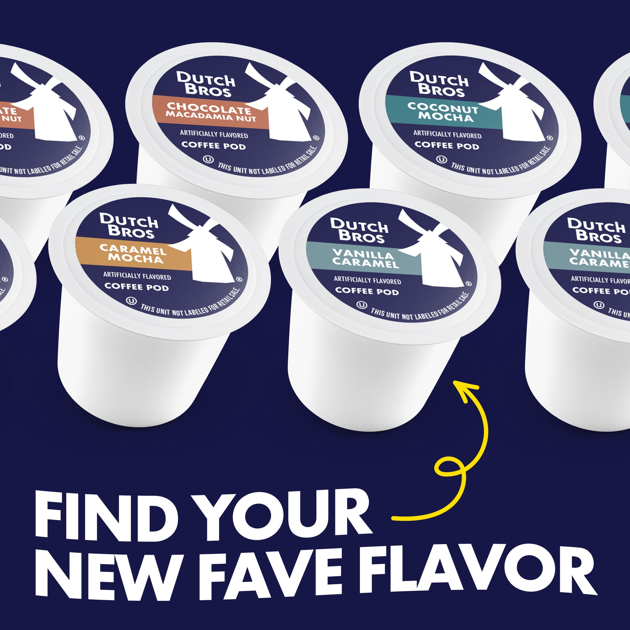 Dutch Bros® Mafia Dark Roast, 40 Count, Dark Roast, Single Serve Coffee Pods for Keurig K-Cup Brewers