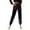 01-pants 33#Black, variant on Womens Pu Leather Pants High Waist Casual Straight Wide Leg Punk Trousers with Pockets Versatile Streetwear