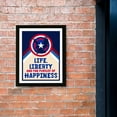 thumbnail image 5 of Designs ByLITA Life, Liberty and The Pursuit of Happiness, 5 x 7 Black Wall Print (Framed) | USA Patriotic Decoration, 5 of 6