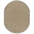 thumbnail image 2 of SAFAVIEH Natural Fiber Arbor Bordered Area Rug, Natural/Gray, 6' x 8' Oval - Coastal Design, Natural & Grey, Seagrass, Ideal for Entryway, Kitchen, Living Room, Office, 2 of 10