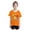 Orange, variant on XEGLSBU Girls T-Shirts Xl Kid Girls Cute Print Graphic Round Neck Short Sleeve Tee Summer Casual T Shirt Black Size 7-8 Years