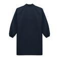 thumbnail image 6 of Eandarui Unisex Adult Dustproof Long Sleeve Work Coats Workwear Lapel Collar Button Up Jackets Navy Blue 190, 6 of 7