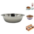 thumbnail image 4 of Recipiente para mascotas con soporte para recipiente interior para comida de perros y gatos, cuenco de acero inoxidable para perros y gatos, jaula de 14 cm, 4 of 5