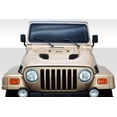 thumbnail image 1 of 1997-2006 Jeep Wrangler Duraflex Power Dome Hood - 1 Piece, 1 of 8