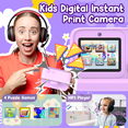thumbnail image 7 of Kids Camera Instant Print for Girls, Dual Camera with Print Paper 32G Card, Christmas Birthday Gifts Toys for Toddler and Teenagers Age 3-16 Years Old Halloween Gift for Christmas, 7 of 7