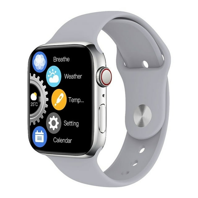 Reloj Inteligente Fralugio SmartWatch BCD-2 Notificaciones De Redes Sociales Lujo Plata