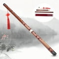 thumbnail image 2 of Peahefy Traditional Flute Set,C Key Bamboo Flute,C‑Key Dry Bitter Bamboo Flute Traditional Orchestral Instrument Set with Storage Box ZD‑02, 2 of 8