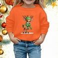 thumbnail image 2 of Boys and Girl Christmas Snowflake Hoodie Winter Warm Xmas Print Pullover Sweatshirts, 2 of 4