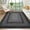 Black, variant on Geetinfly 2inx6in Printed Braided Runner Rugs Farmhouse Bordered Carpet Machine Washable Indoor Area Rug Non-Slip Low Pile Rugs for Hallway Bedroom Kitchen Entryway Natural