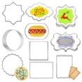 thumbnail image 5 of Cookie Cutter Set Cookie 10 Piece Set of Cookie Cutters Shaped Cookie Non Stick Dough Stainless Baking Cookie Cutting Tool Biscuit Mold, Baking Cutter, Pastry Mold, Dough Cutter, Stainless Steel Cook, 5 of 5