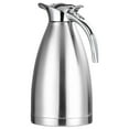 thumbnail image 2 of kkbbma under $5 2Pcs Stainless Steel Thermos, 1.5L Stainless Steel Thermal Carafe, Double Wall Vacuum Insulated Coffee Tea Pot, Hot Cold Beverage Dispenser Server, 2 of 9