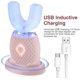 thumbnail image 2 of Cepillos de dientes automáticos ultrasónicos blancos con modos inteligentes - Limpieza 360° - En forma de U - IPX7 resistente al agua, 2 of 4
