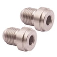 thumbnail image 2 of 2x Plata Adaptador de Soldadura Recta, Accesorios de Conector CNC Mecanizado de de, 2 of 9