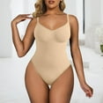 thumbnail image 2 of TAIAOJING Bodysuit for Women Tummy Control Shapewear Seamless Bodysuit Belly Lifting Plus Size Thong Briefs Suspenders Tight Corset Bodysuit Body Shaper, 2 of 7