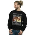 thumbnail image 2 of Friends Mens Fair Isle Holiday Armadillo Sweatshirt, 2 of 3