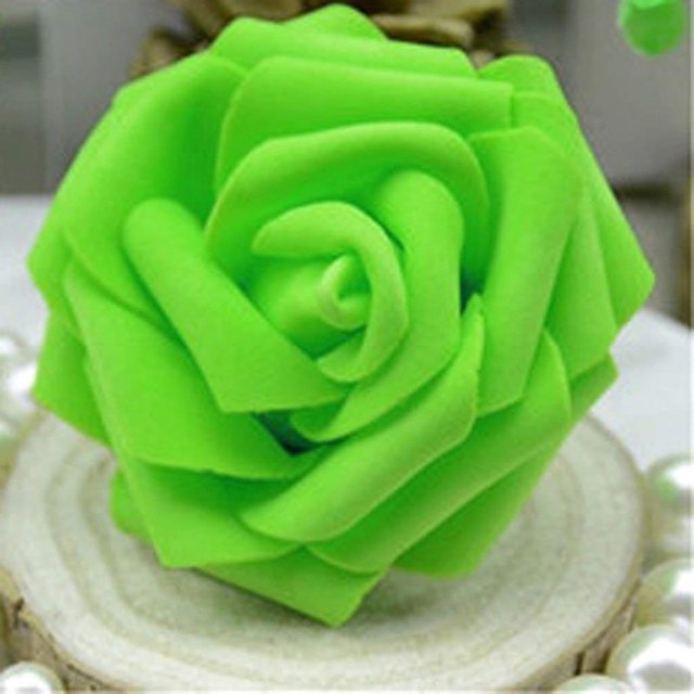 50pcs Artificial Bionic Flowers PE artificial foam roses Foam Fake Lifelike Roses Wedding Egagement Decorations