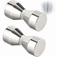 thumbnail image 1 of 2 Pcs Poignées de Porte de Douche - Alliage d'Aluminium Argenté - pour Portes de Douche, Verre, 1 of 4