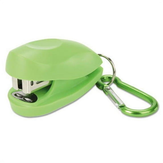 Swingline 79421 TOT Mini Stapler Carabiner Plus Pack, 12-Sheet Capacity - Green & Blue