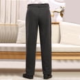thumbnail image 4 of Men's Warm Trousers Plus Velvet and Thickened Elastic Pants - High Waist, 4 of 4