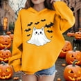 thumbnail image 2 of Makaor Cute Hoodie for Kids Girls Boys Halloween Pullover Sweatshirts Ghost Long Sleeve Coats Fleece Clothes Pockets, 2 of 8