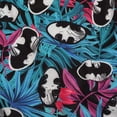 thumbnail image 2 of Batman Logo Men's Floral Print Sleep Pajama Shorts-Medium, 2 of 3