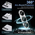 thumbnail image 2 of 2 Pack Camera Lens Protector for Samsung Galaxy S26, Case Friendly Matte Metal 9H Tempered Glass Lens Cover,Silver, 2 of 5